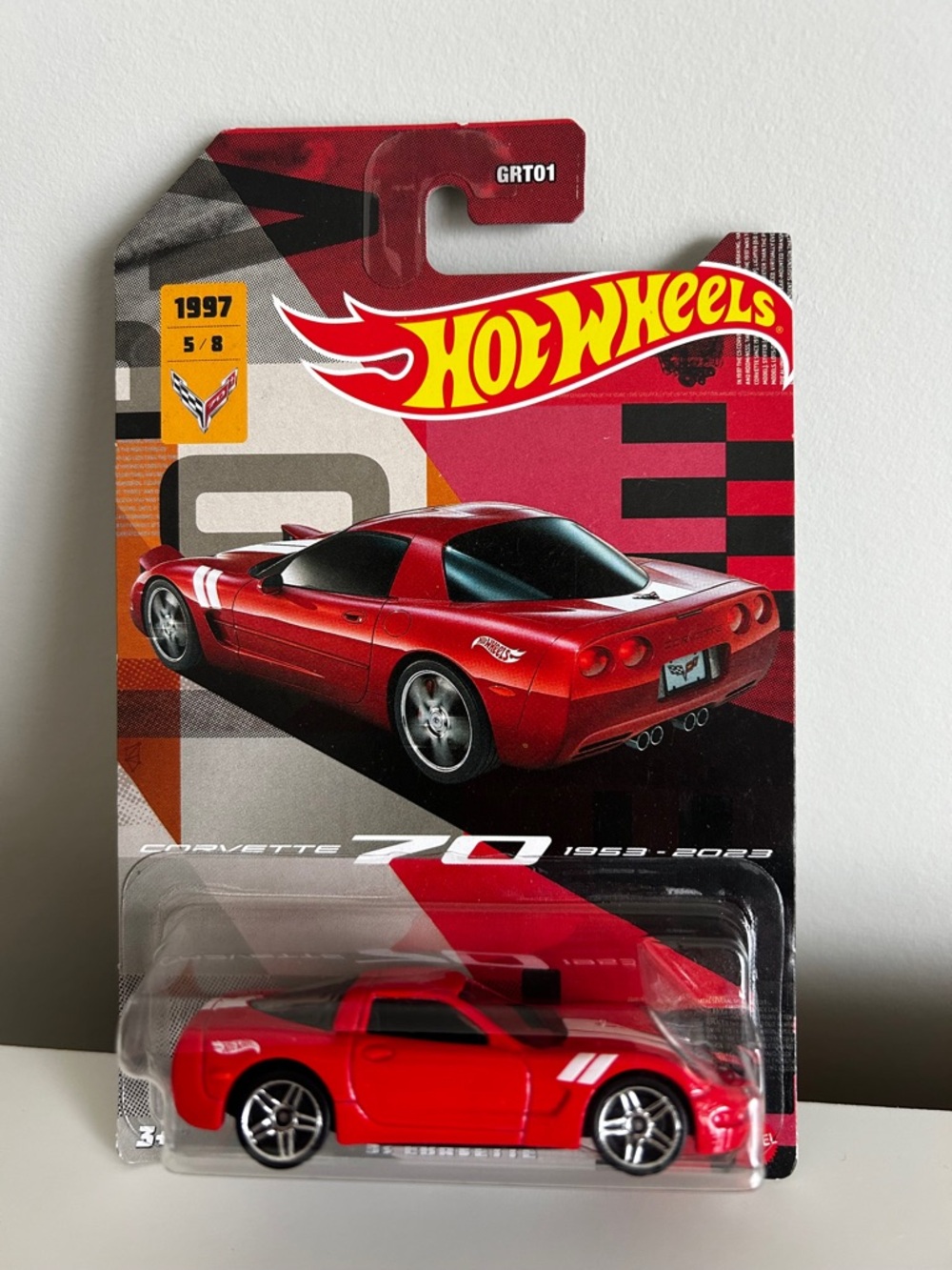 Hot Wheels Red Corvette Z06 Die-Cast Toy Car